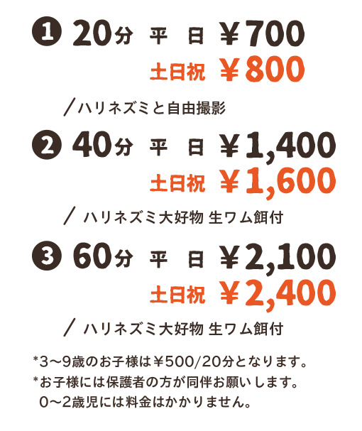 料金表